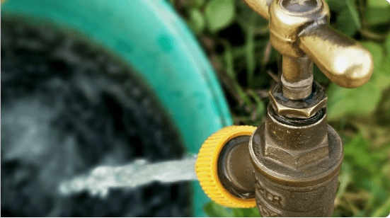 tap with running water tap with running water