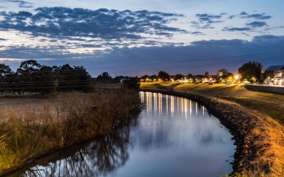 Dawn Over The Town River — Murphy Plumbing In Maitland, NSW