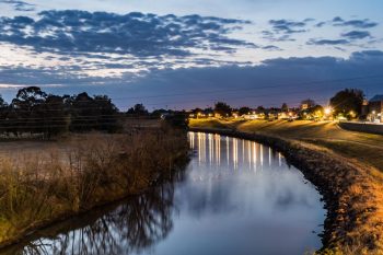 Dawn Over The Town River — Murphy Plumbing In Maitland, NSW