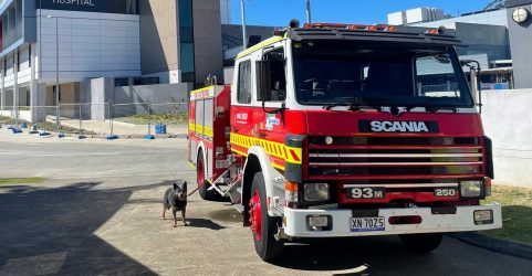 Fire Truck — Plumbers in Newcastle, NSW