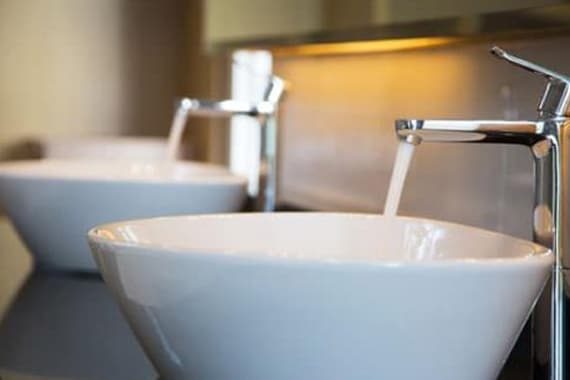 Bathroom Sink — Plumbers in Newcastle, NSW